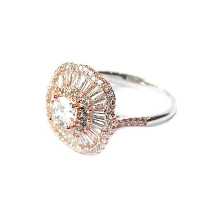 925 Sterling Silver Fancy Ring MGA - SR0012