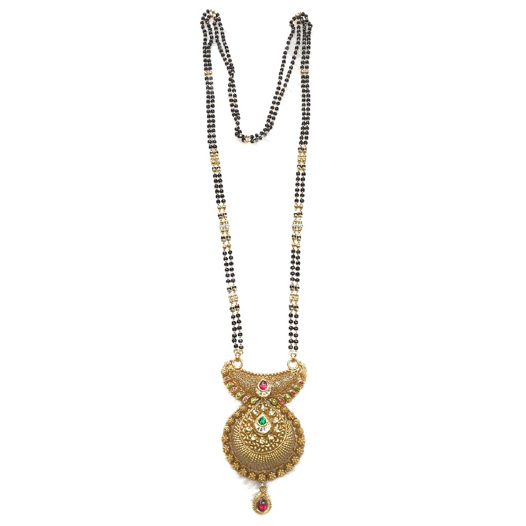22K Gold Antique Mangalsutra MGA - GM002