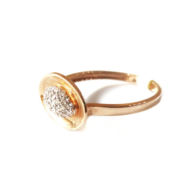 18k rose gold fancy ring mga - rgr0021