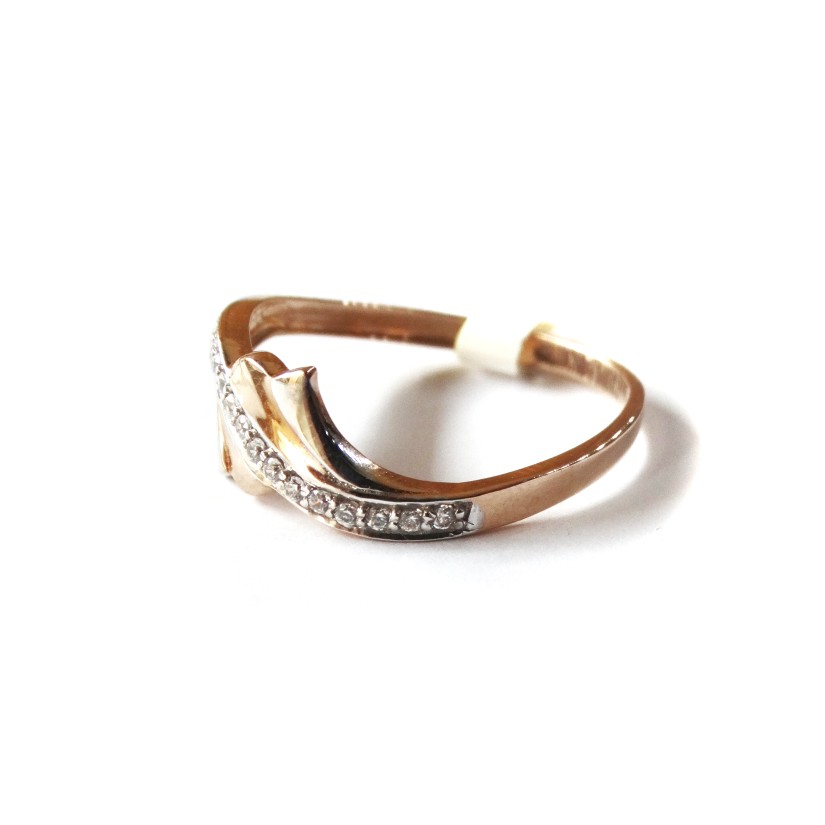 18k rose gold fancy ring mga - rgr0016