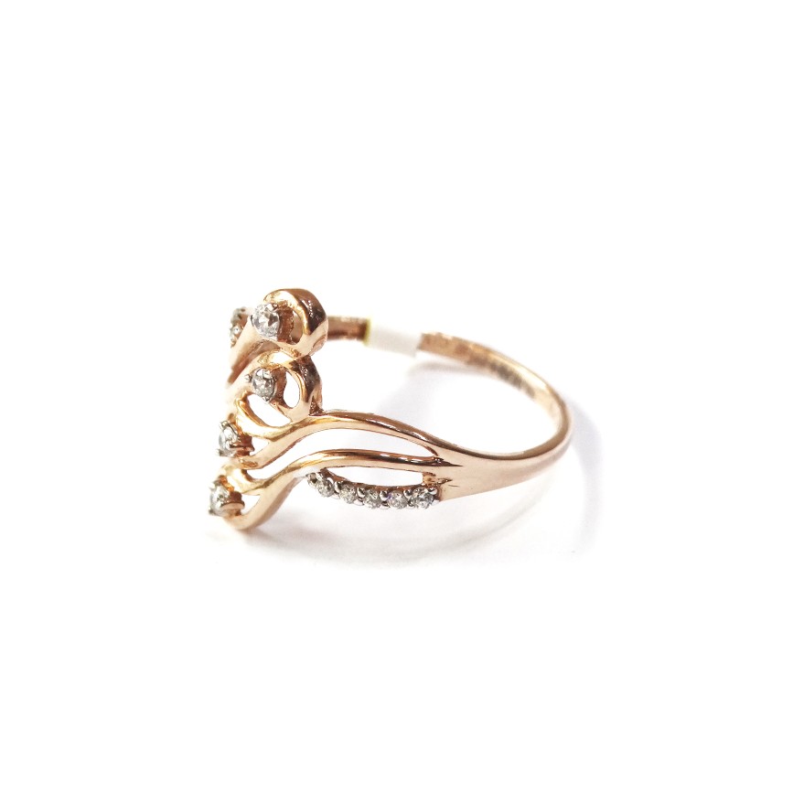 18k rose gold fancy ring mga - rgr004