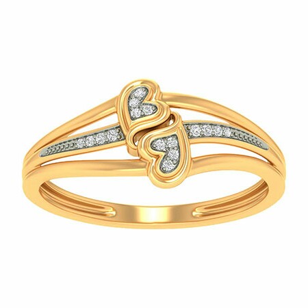 18K Gold Real Diamond Ring MGA - RDR
