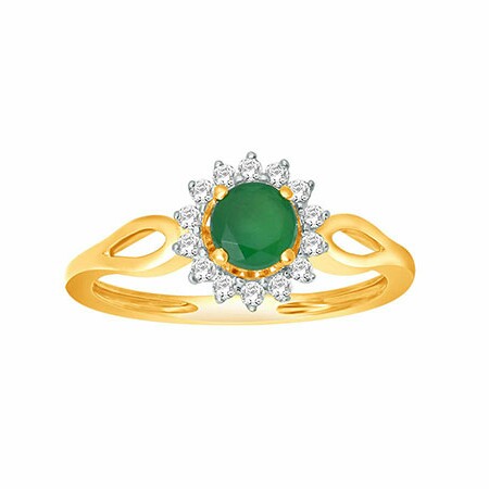 18k gold real diamond ring mga - rdr0029