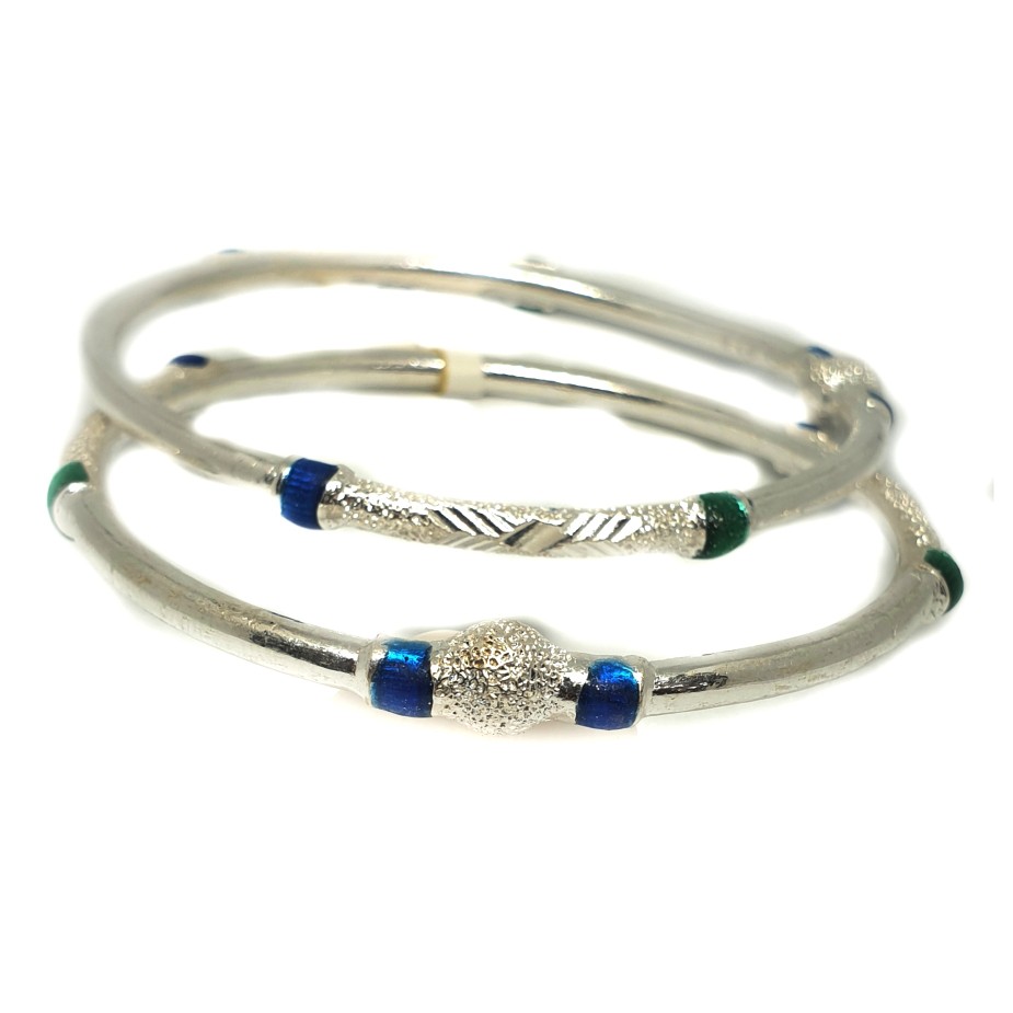 92.5 sterling silver bangles mga - sb0010