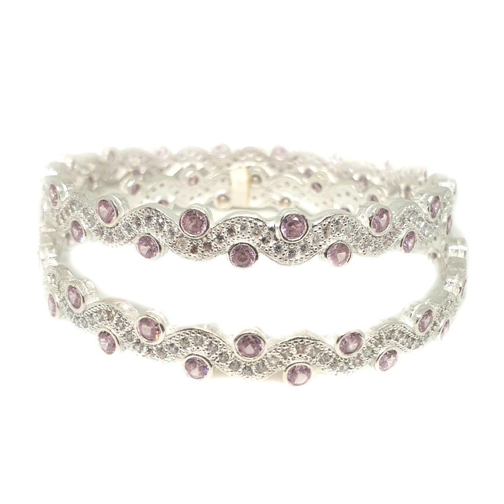 92.5 sterling silver bangles mga - sb001