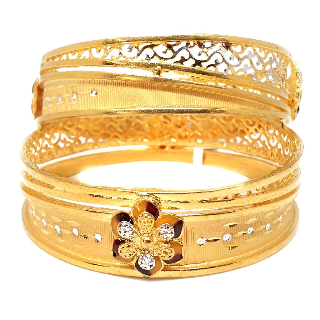 One gram gold forming bangles mga - gf0053