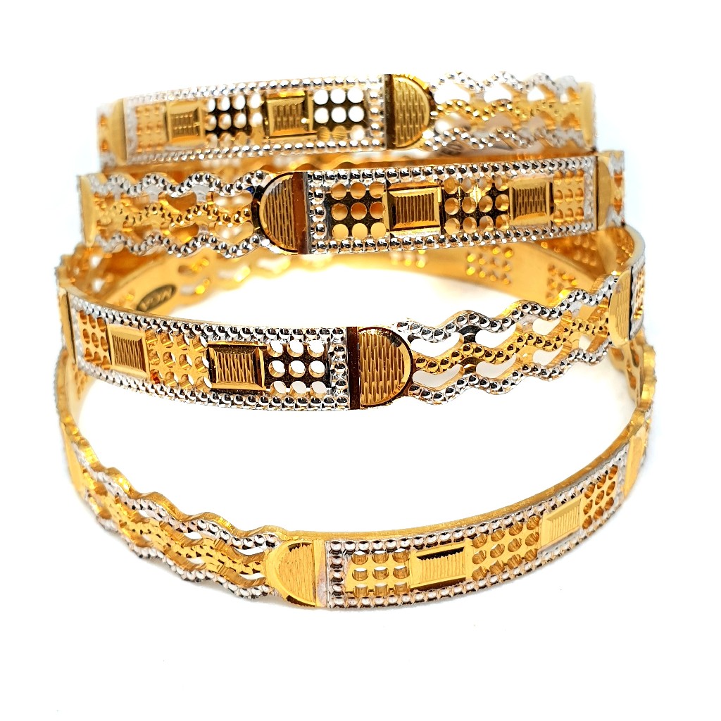 One gram gold forming bangles mga - gf0028