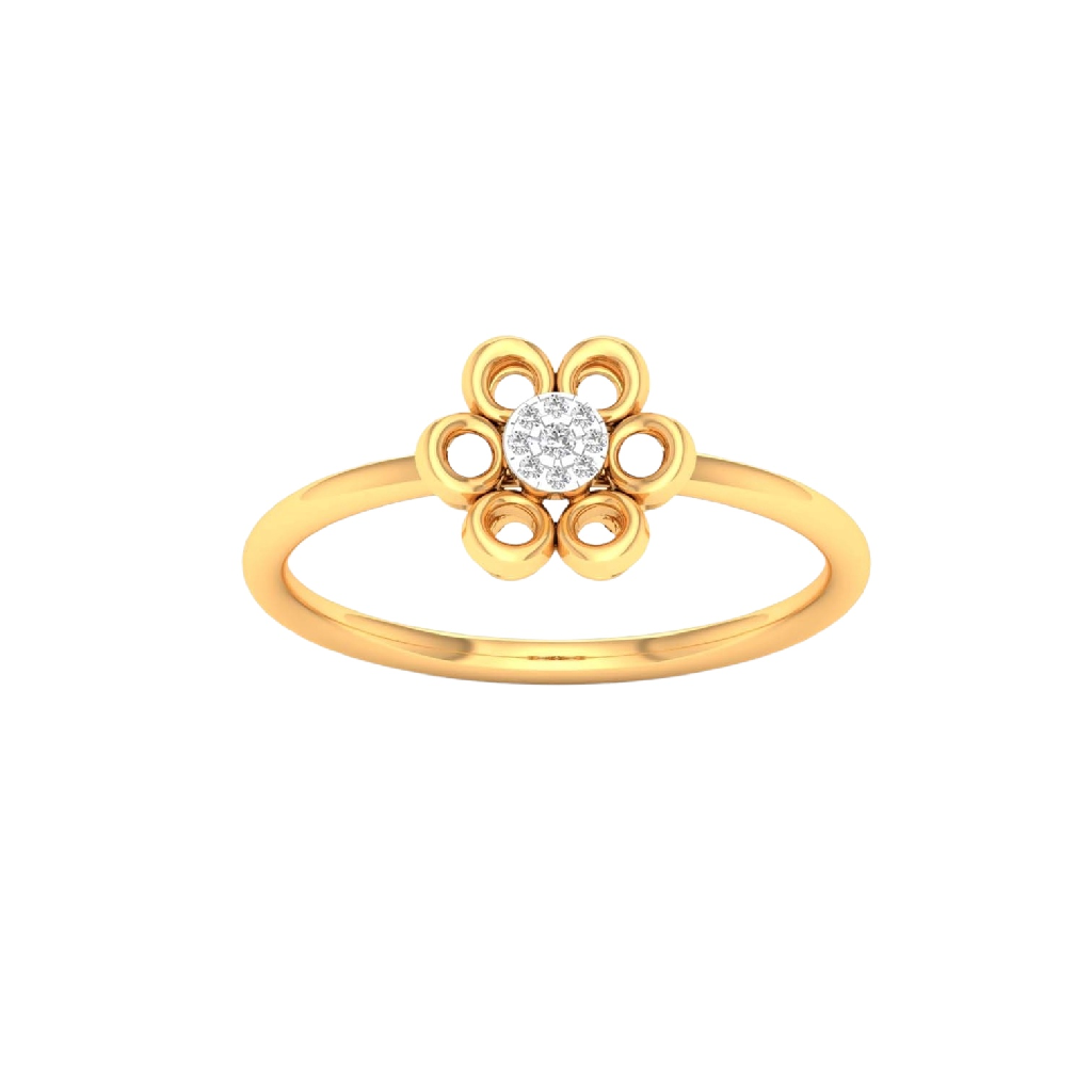 18k gold real diamond ring mga - rdr0022