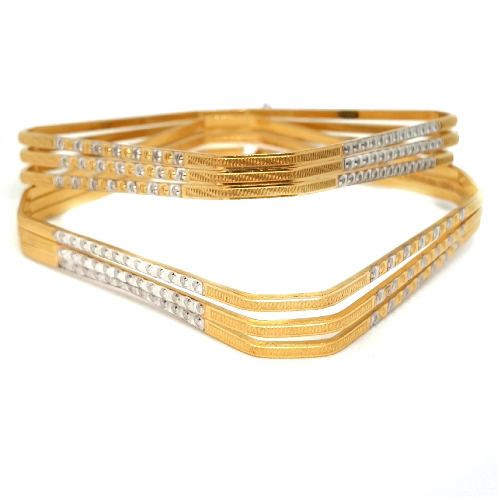 1 gm gold forming bangles mga - gf0012