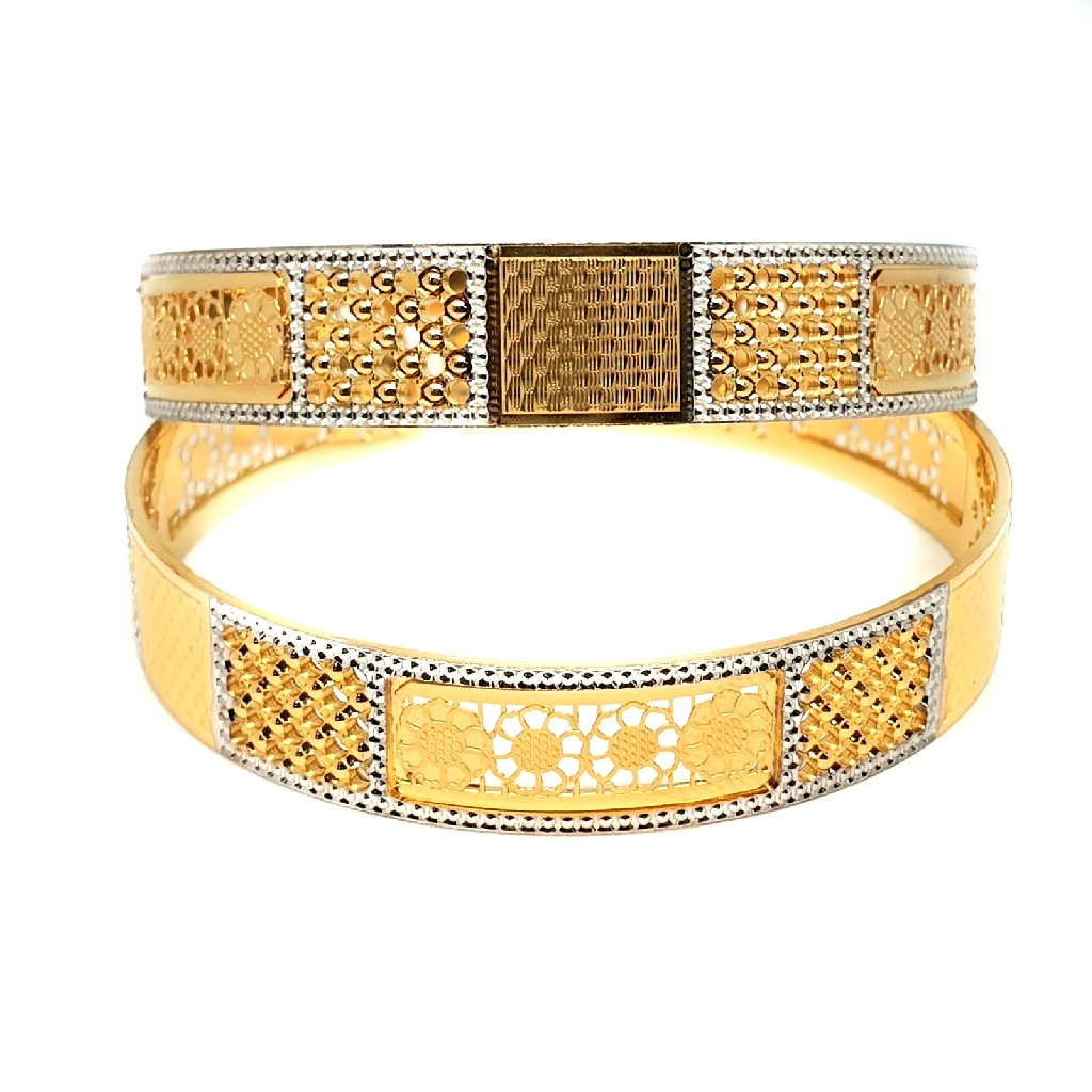 1 gm gold forming bangles mga - gf009