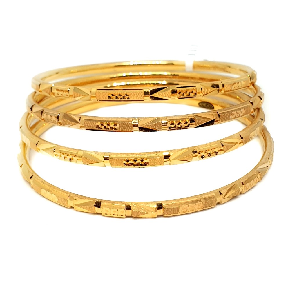 1 gm gold forming bangles mga - gf005