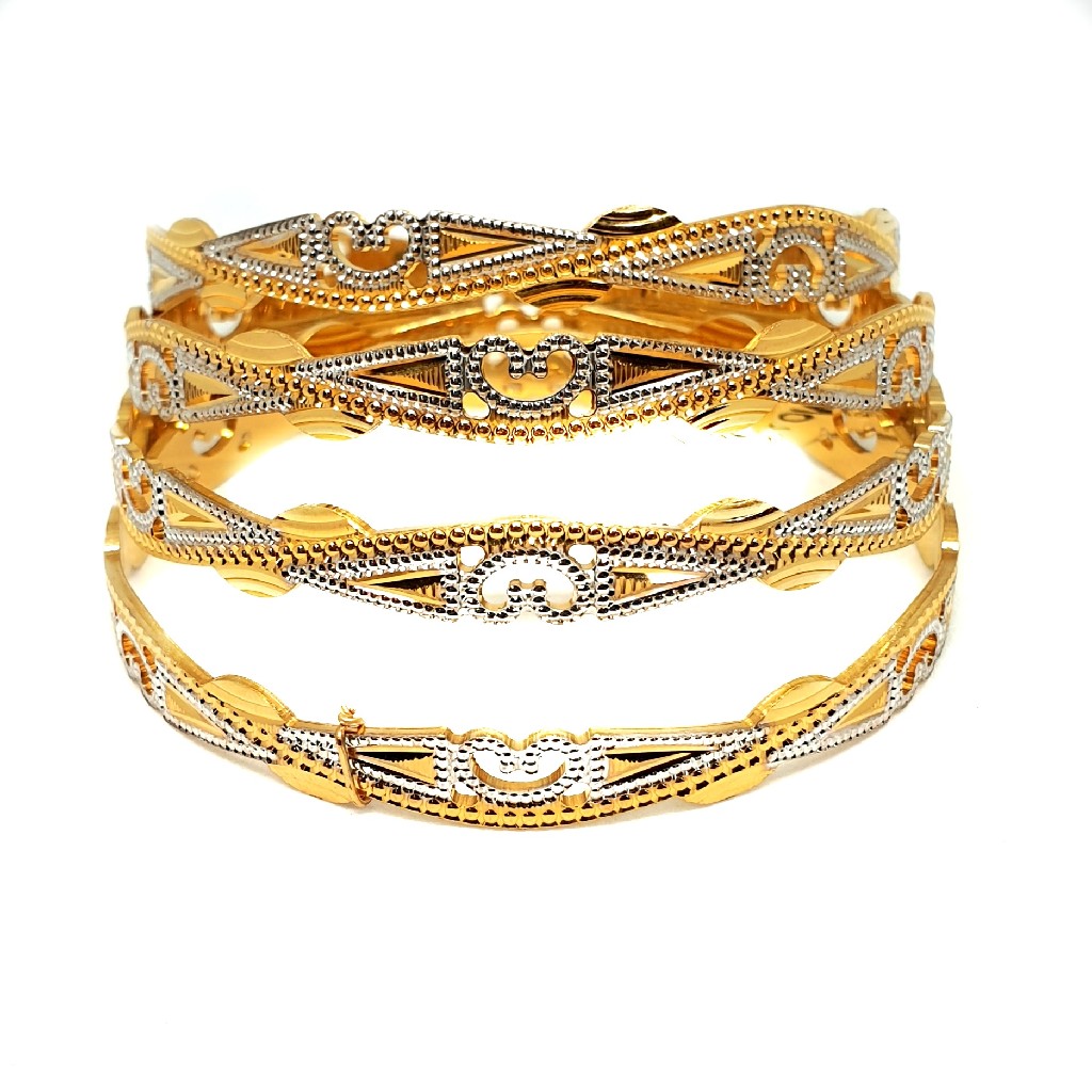 1 gm gold forming bangles mga - gf003