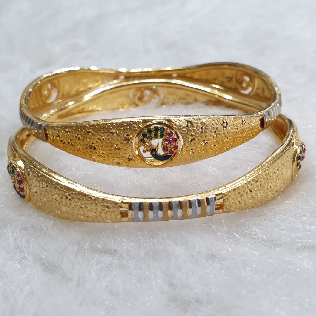 22k gold bangles