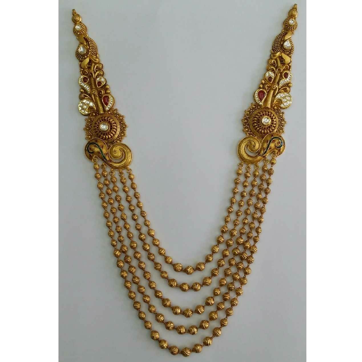 22KT Yellow Gold Ethical Bridal Necklace Set