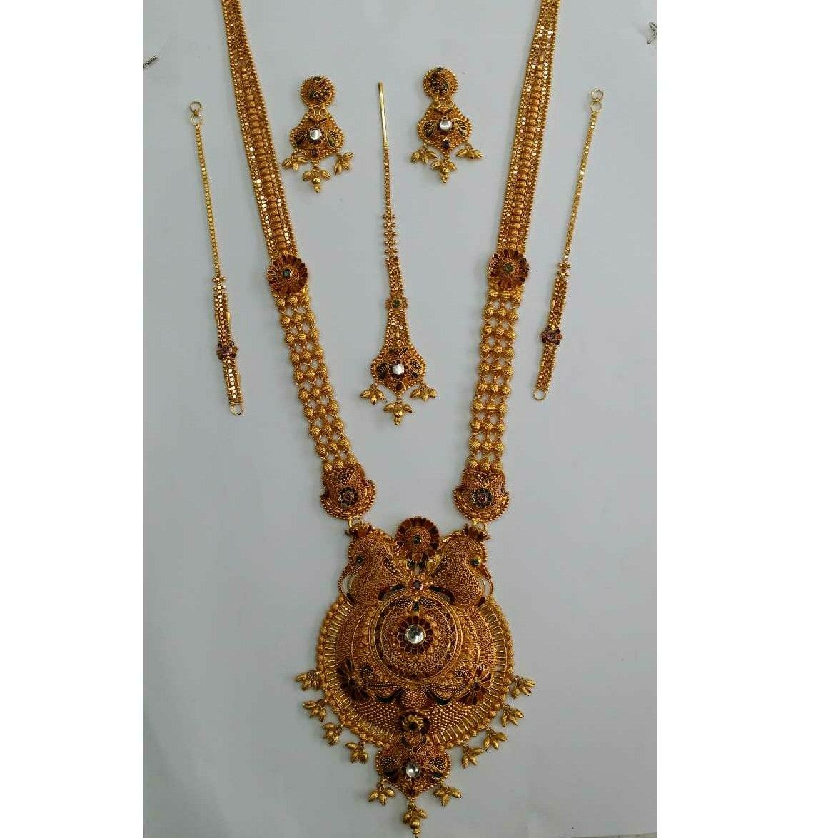 22KT Gold Ladies Designer Bridal Set