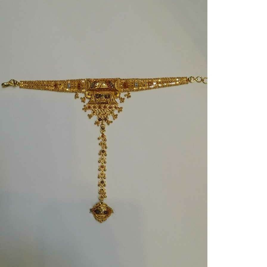 22KT Yellow Gold Designer Bridal Panjo