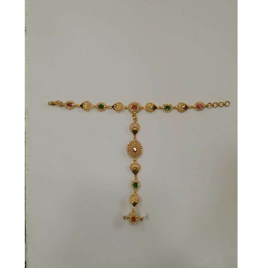 916 Yellow Gold Stylish Bridal Panjo