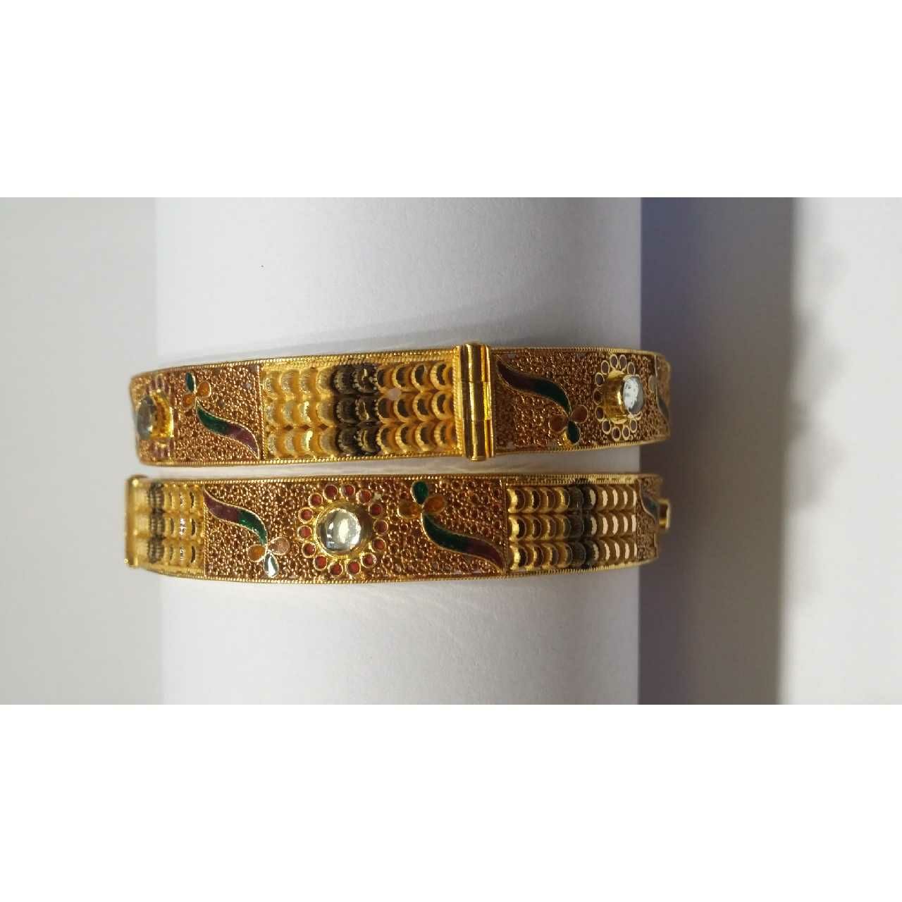 22KT Ladies Gold Calcutti Special Bridal Bangles