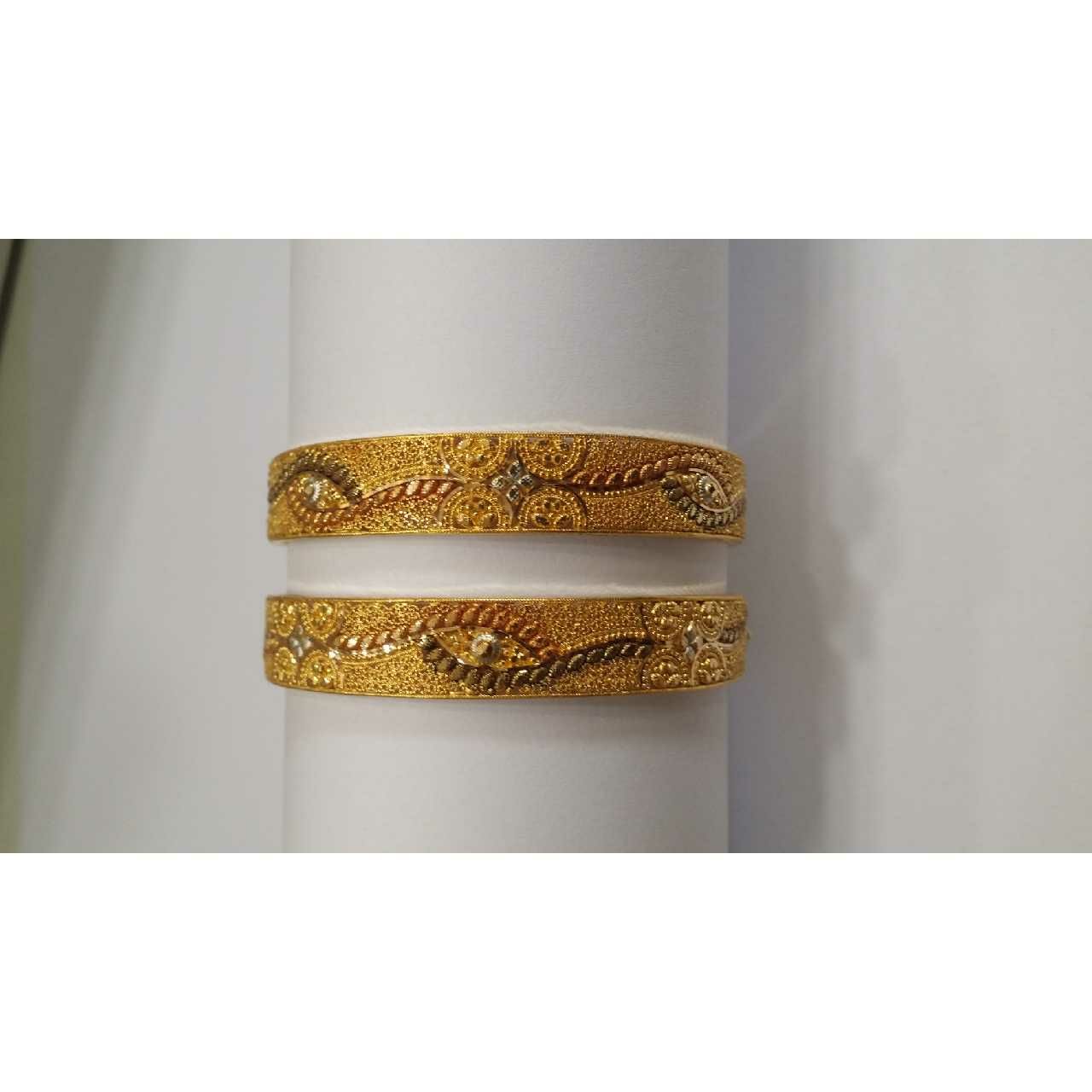 22KT Gold Ladies Indian Stylish Bangle
