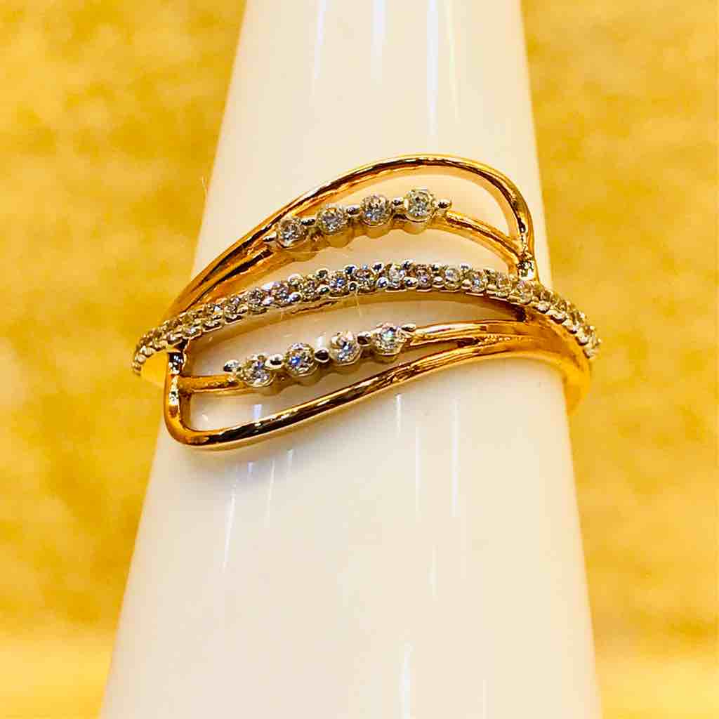 18KT Rose gold Fancy Engagement Ring