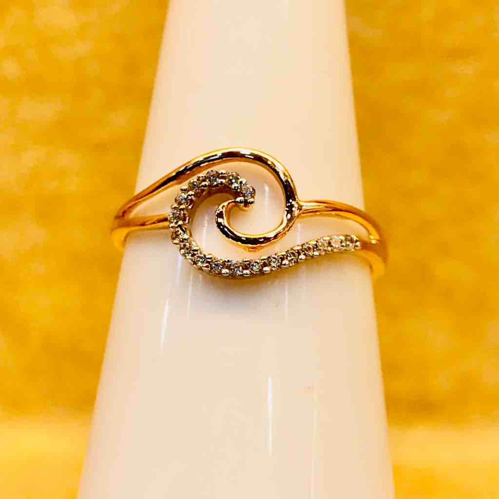 18KT Fancy Designer Rose Gold Ladies ring