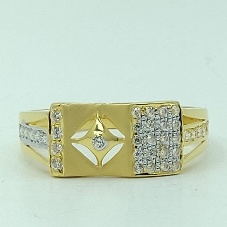 Gold Classic Men's Ring LMJ-0214