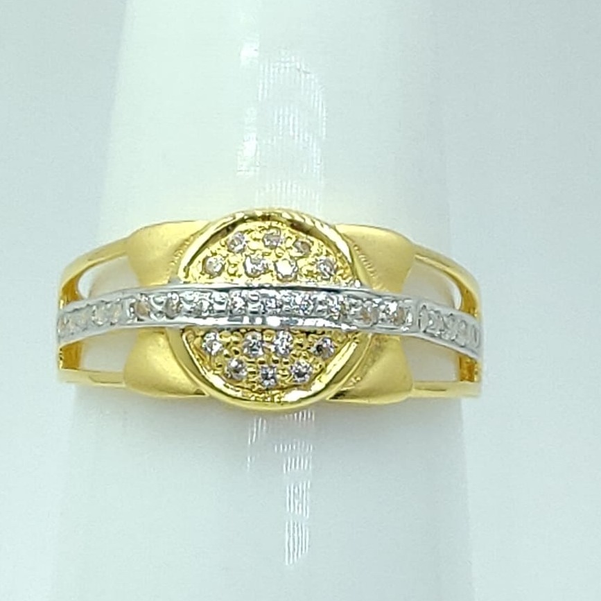 Gold diamond ring men's LMJ-001