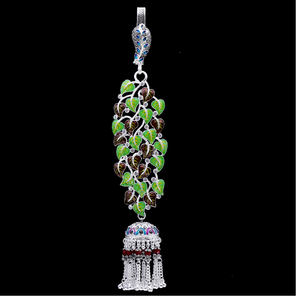 Silver minakari peacock style - Image 2
