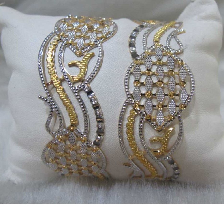 22KT Yellow Gold Ladies CNC Indian Bangles