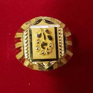 22KT Gold Simple Gents Ring