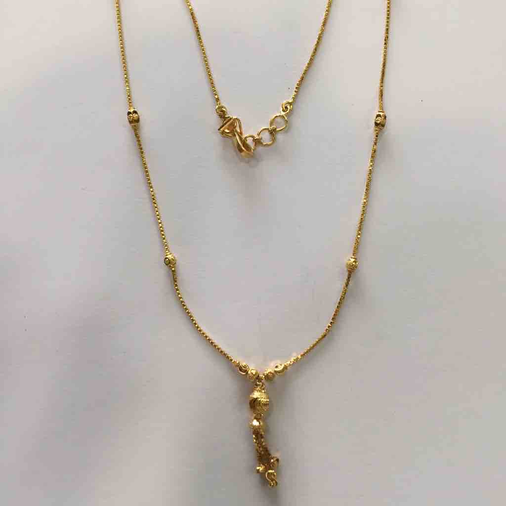 22KT Yellow Gold Simple Chain