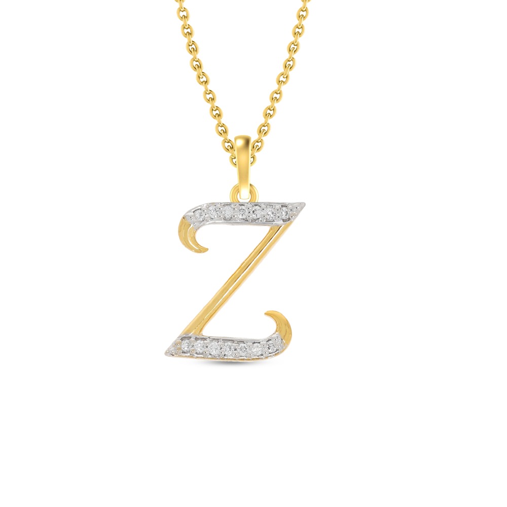 bariki gold and diamond Pendant