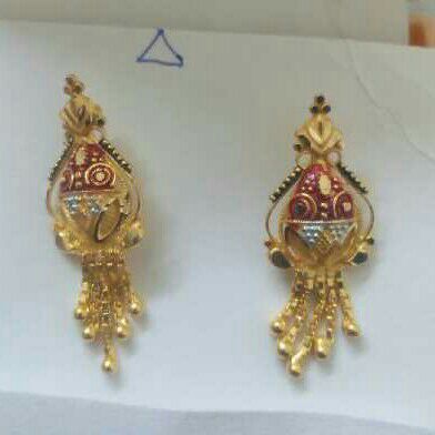 22K/916 Gold Designer Ladies Buti