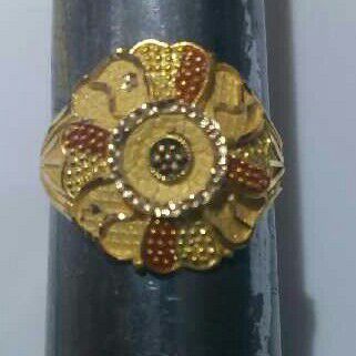 22K/916 Gold Fancy Ladies Ring