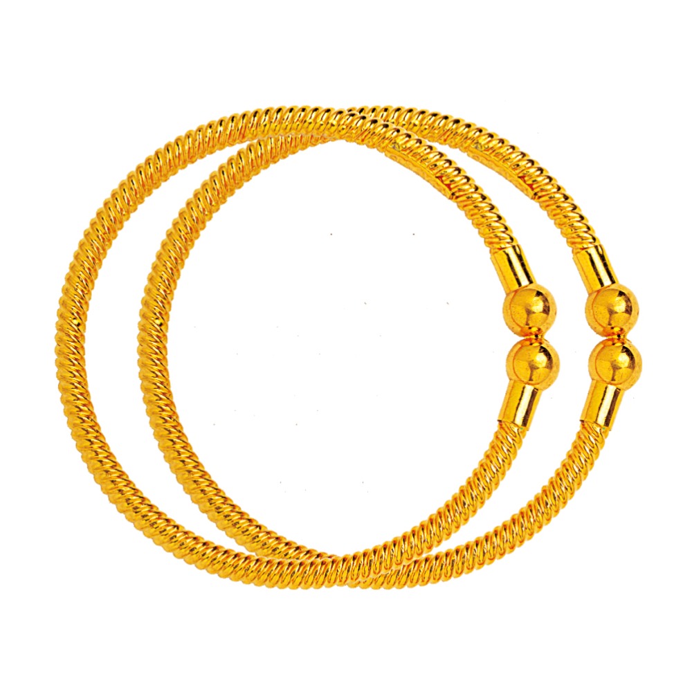 916 Plain Gold Variya Copper Kadli RJK-001