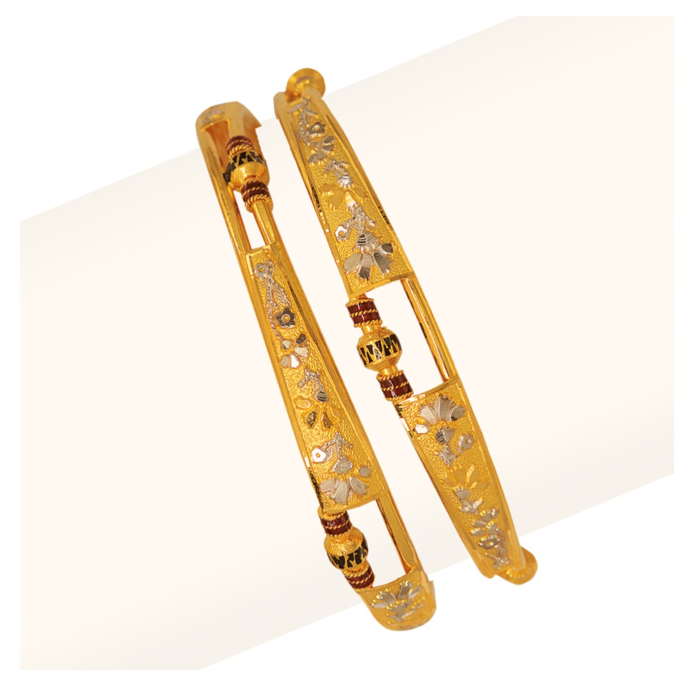 916 Gold Vakiya Copper Kadli RJV-433