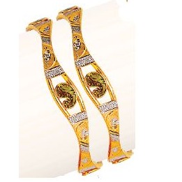 22K/916 Gold Antique Variya Kadli