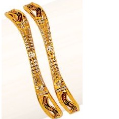 22K/916 Gold Antique Variya Kadli