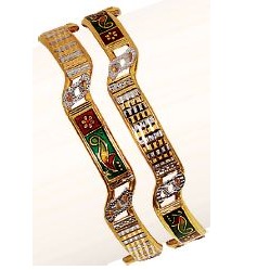 22K/916 Gold Antique Variya Kadli