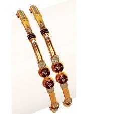 22K/916 Gold Antique Single Pipe Kadli