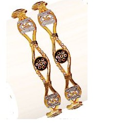 22K / 916 Gold Fancy Variya Kadli ( Bangle )