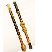 22K/916 Kalkati Gold Bangle