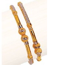 22K / 916 Gold Attractive Kalkati Bangle