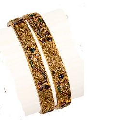 22K/916 Gold Fancy Kalkati Bangle