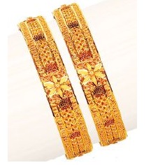 22K/916 Gold Classic Kalkati Bangle