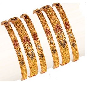 916 Gold Ladies Kalkati Bangle