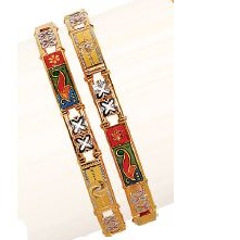 22K / 916 Gold Yellow Antique Ladies Kadli