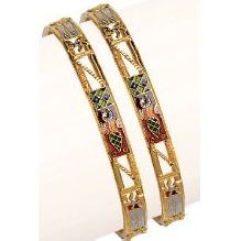 22kt gold antique kadli