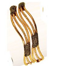 22K / 916 Gold Attractive Vakiya Kadli (Kada)