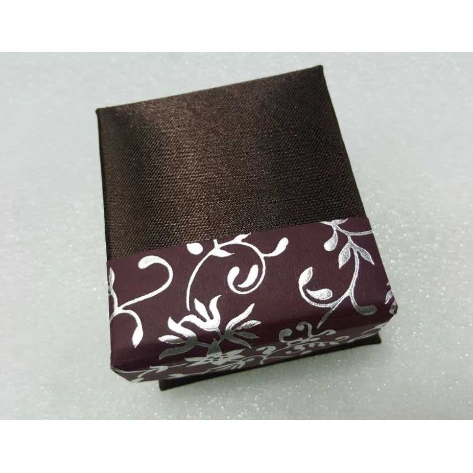 Velvet modern stylish jewellery box